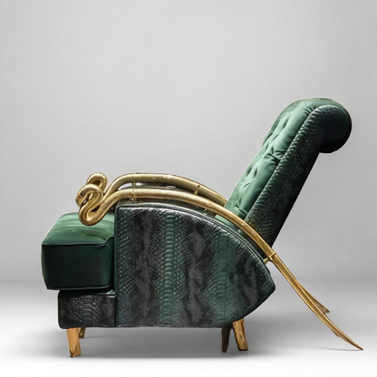 Mid-Century Serpent Arm Chair - Urban Ashram