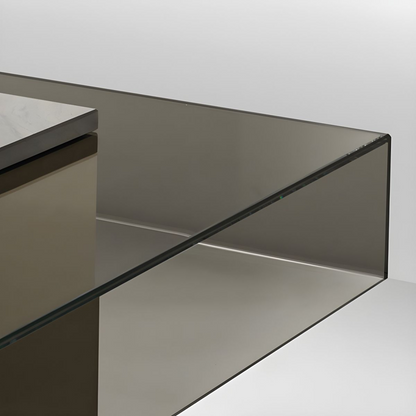 Hera Smoked Crystal Coffee Table - Urban Ashram