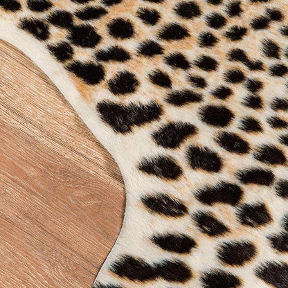 Acadia Cheetah Multi Faux Hide Area Rug - Safari Style Decor - Urban Ashram