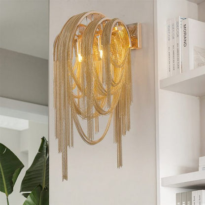 Scandinavian Postmodern Spiral Chandelier