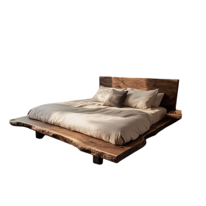 Wabi-sabi Reclaimed Wood Bed - Urban Ashram