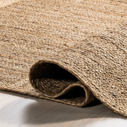 Alder Jute Area Rug | Hand Braided Natural Fiber Rug - Urban Ashram