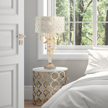 Wholesale 24"H Champagne Jeweled Table Lamp - Urban Ashram