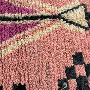 Handmade Moroccan Beni Ourain Wool Rug - Authentic Berber Carpet - Urban Ashram