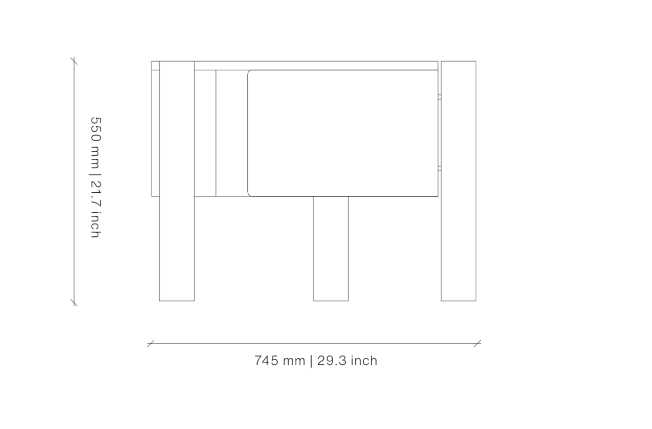 Zouk Side Table - Urban Ashram