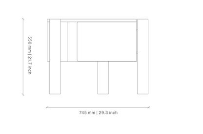 Zouk Side Table - Urban Ashram