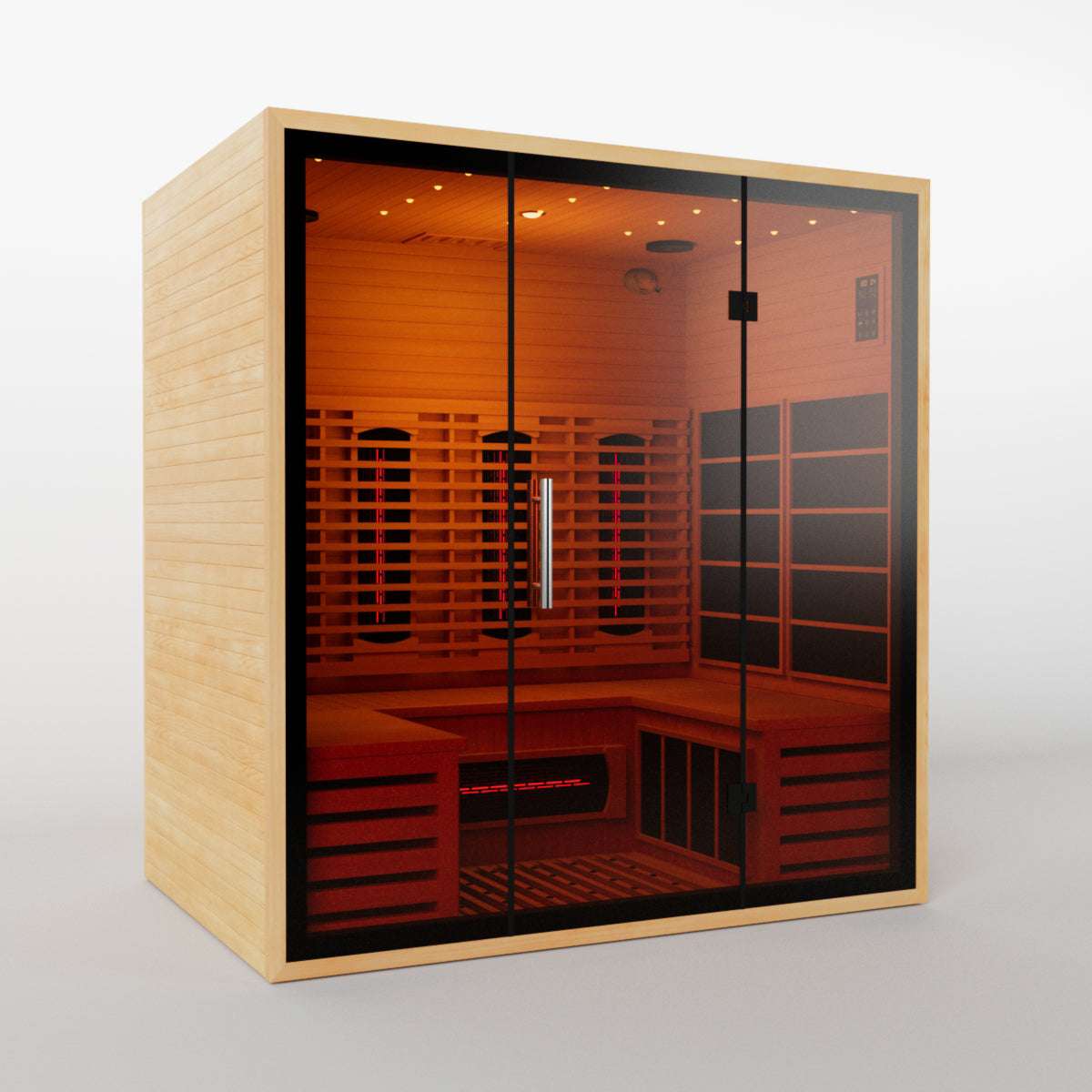 Smartmak® 4 People Indoor Infrared Sauna - Refresh 4 Indoor Infrared Sauna Urban Ashram