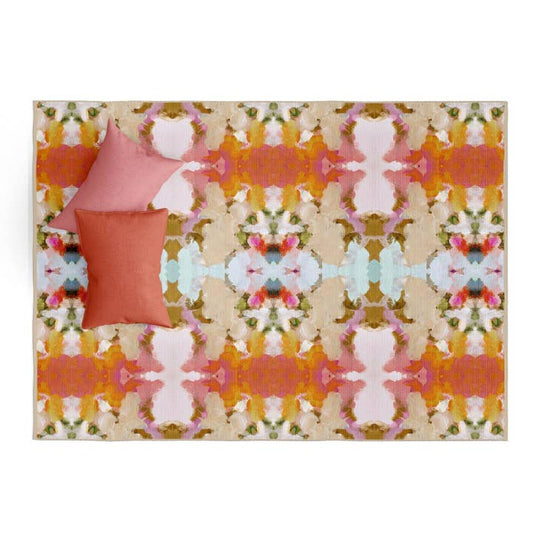 Amber Fresco Printed Floor Mat - Urban Ashram