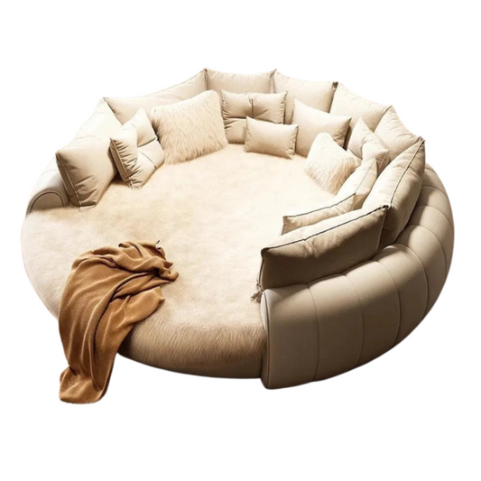 Dream Lounger Luxe Round Movie Bed