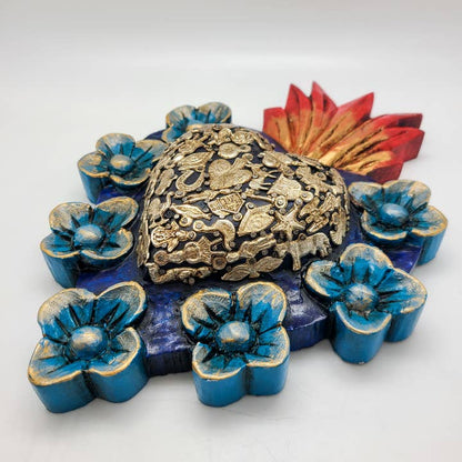 Hand-Carved Milagro Heart from Mexico (MXBH) - Urban Ashram