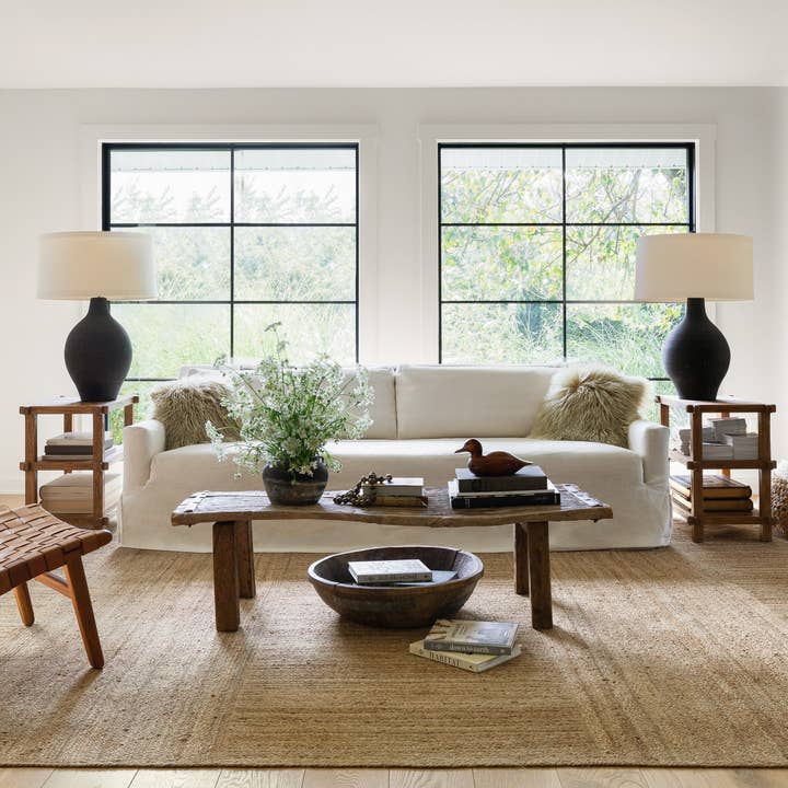 Alder Jute Area Rug | Hand Braided Natural Fiber Rug - Urban Ashram