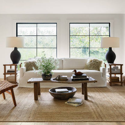 Alder Jute Area Rug | Hand Braided Natural Fiber Rug - Urban Ashram