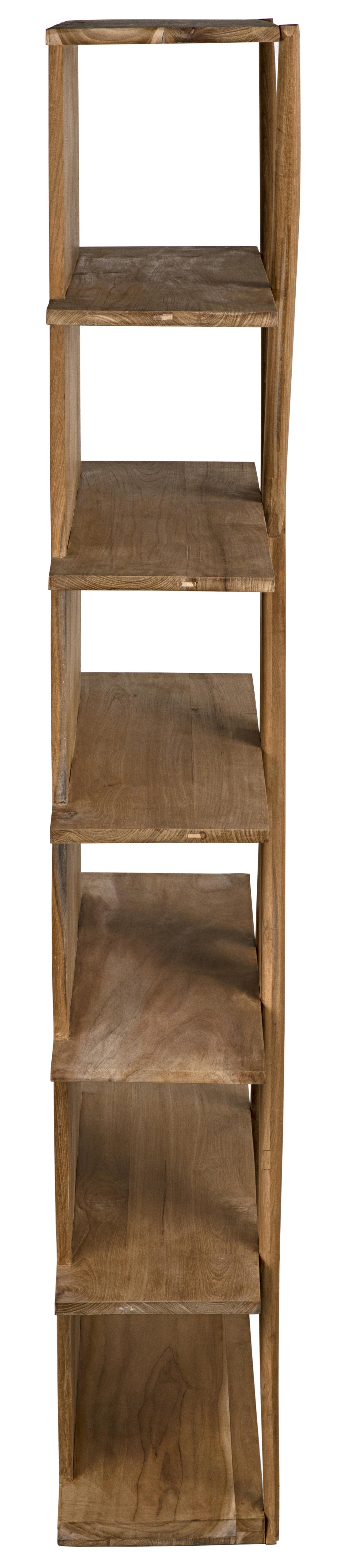 Noir Vetra Bookcase Teak