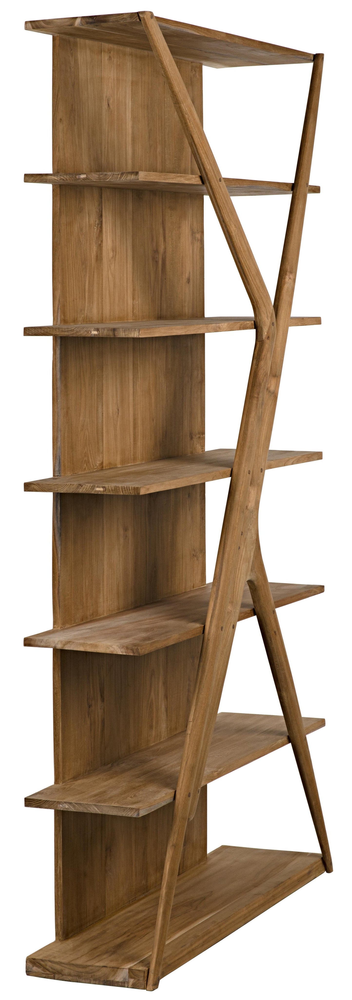 Noir Vetra Bookcase Teak