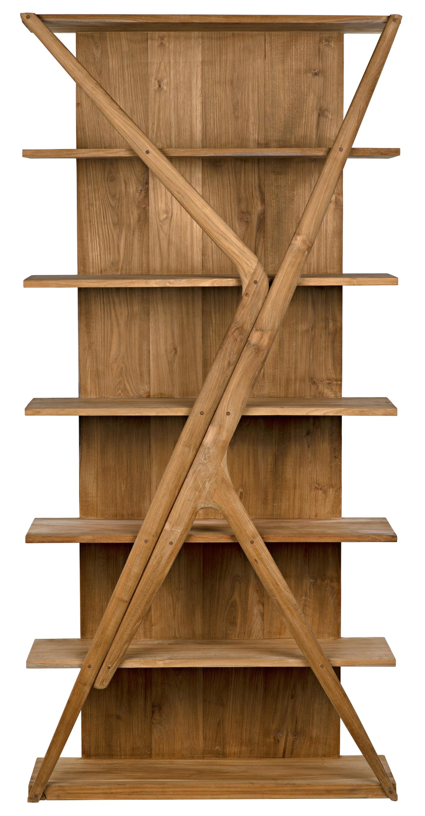 Noir Vetra Bookcase Teak