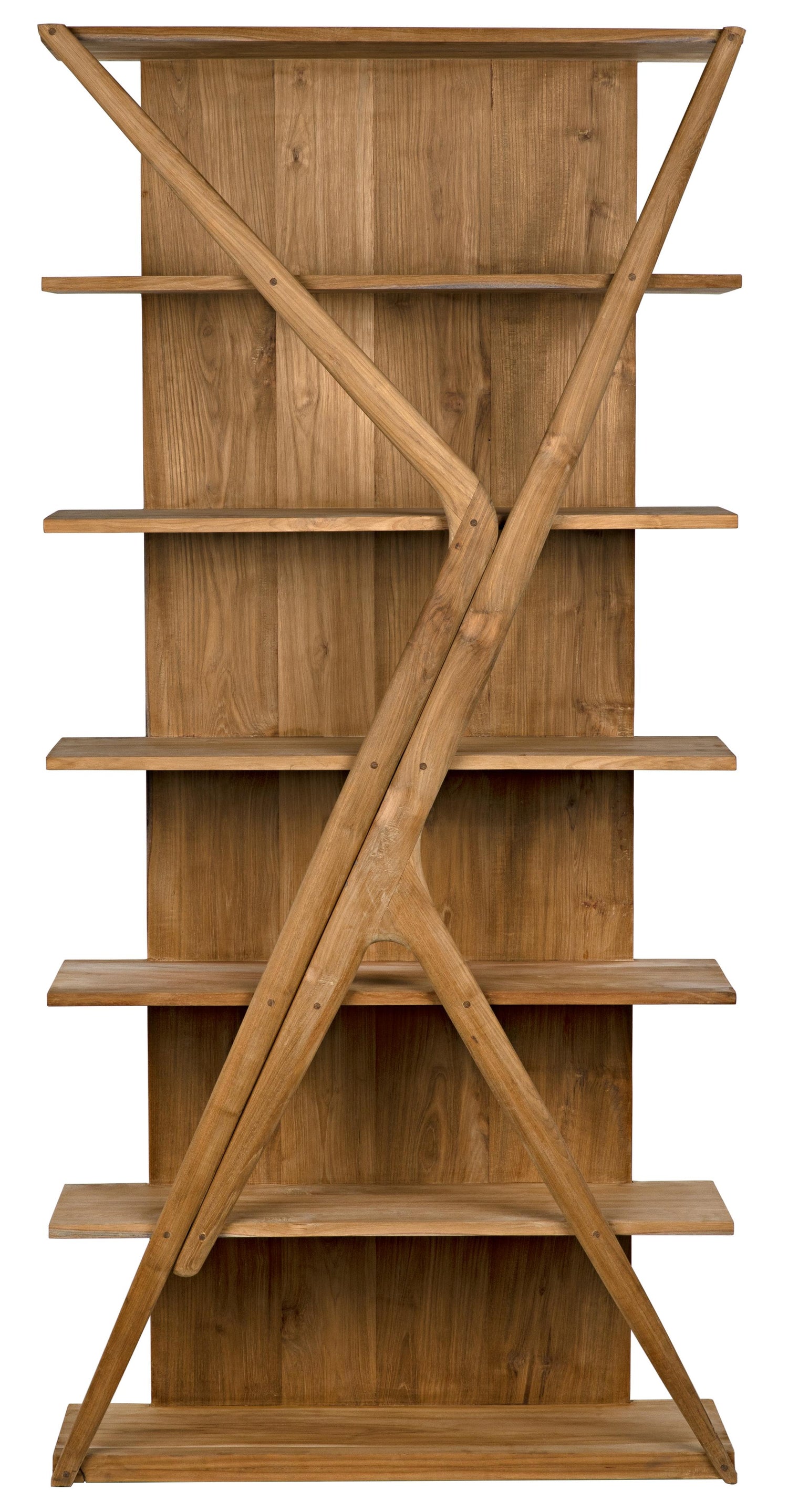 Noir Vetra Bookcase Teak