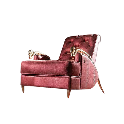 Mid-Century Serpentine Arm Chair - Urban Ashram