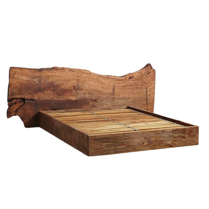 Wabi-sabi Solid Wooden Bed