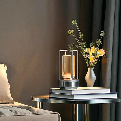 Elegant Crystal Table Lamp - Wireless & Dimmable - Urban Ashram