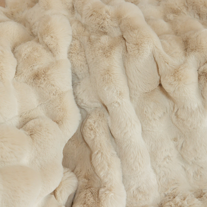 Plushie LUXE Faux Fur Throw Blanket