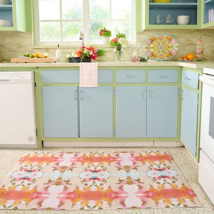 Amber Fresco Printed Floor Mat - Urban Ashram