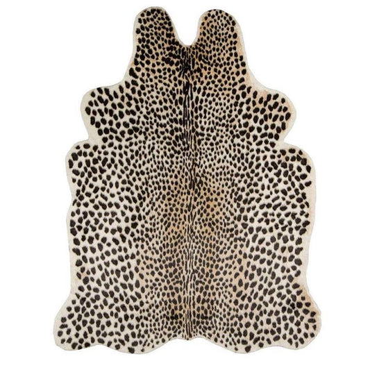 Acadia Cheetah Multi Faux Hide Area Rug - Safari Style Decor - Urban Ashram