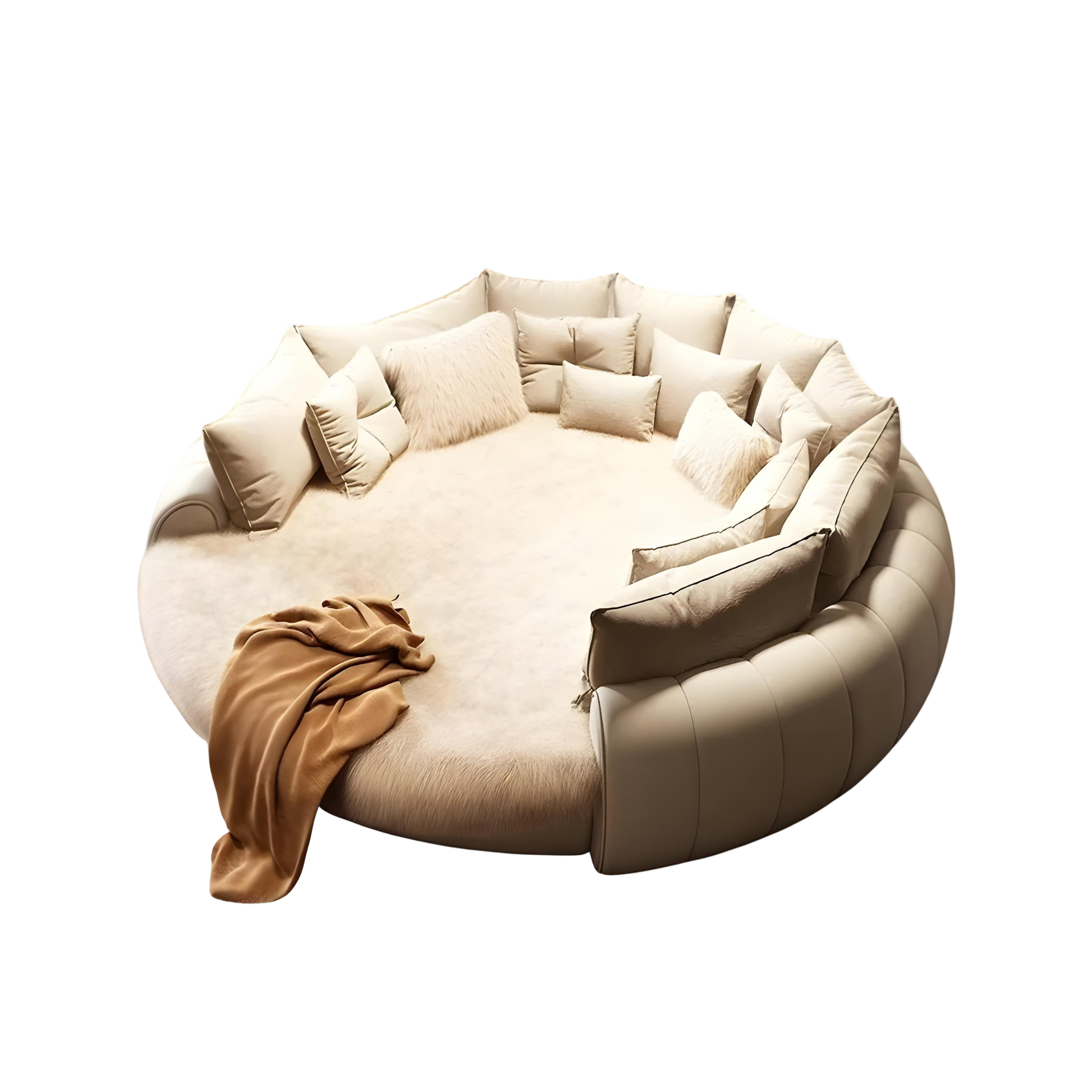 Dream Lounger Luxe Round Movie Bed HD - Urban Ashram