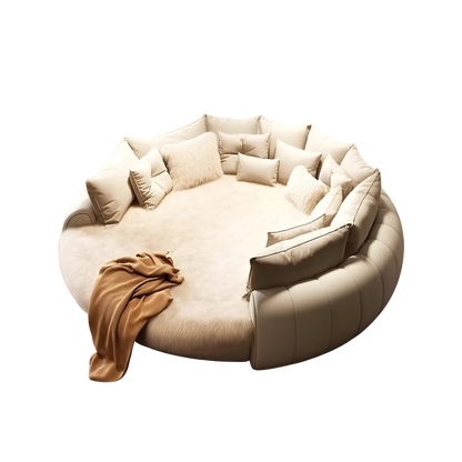 Dream Lounger Luxe Round Movie Bed HD - Urban Ashram