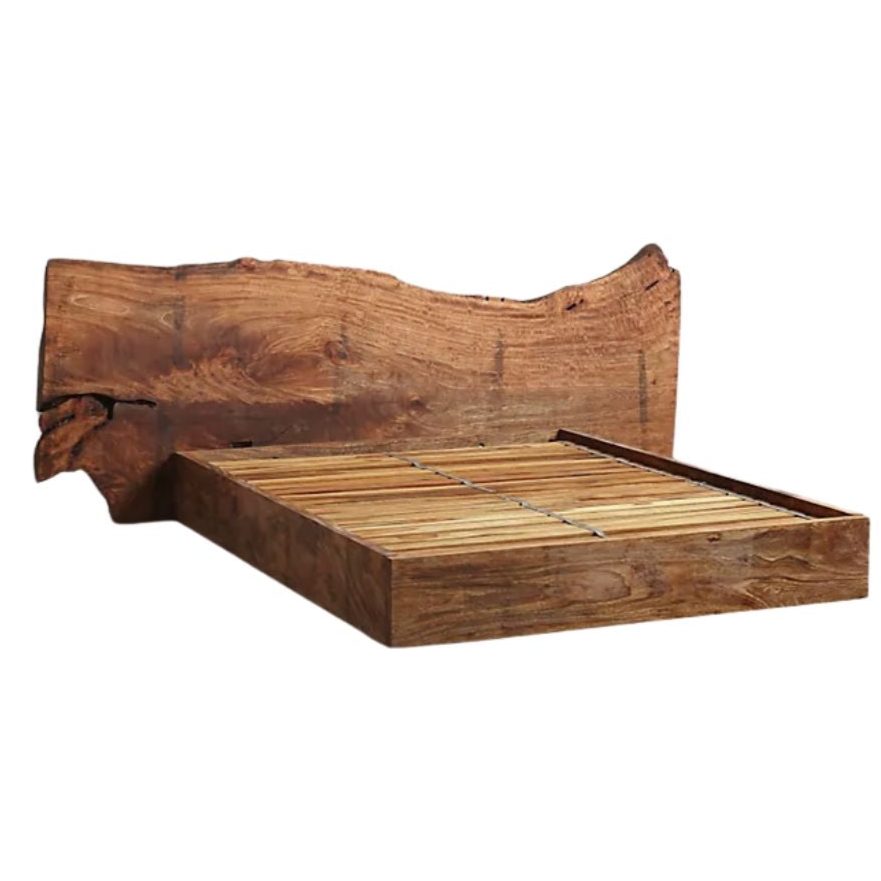 Wabi-sabi Solid Wooden Bed