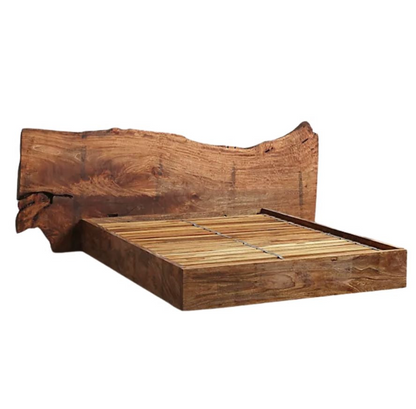 Wabi-sabi Solid Wooden Bed