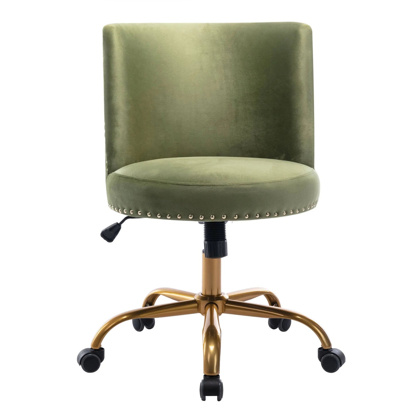 Woodberry Velvet Swivel Office Chair - Urban Ashram