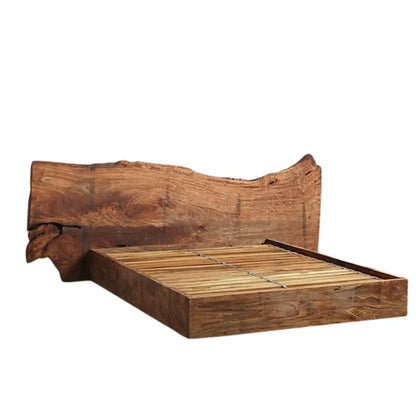 Wabi-sabi Solid Wooden Bed