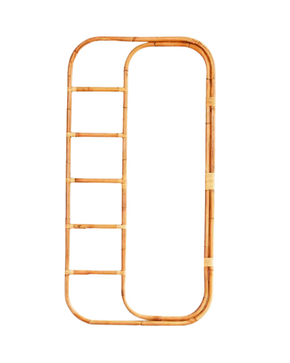 Ria Leaning Rattan Mirror - Urban Ashram