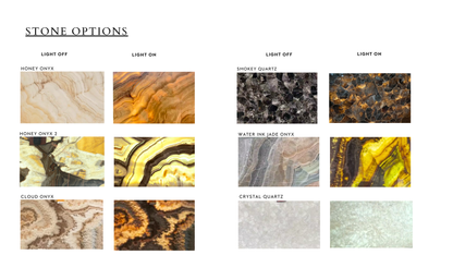 Multifunctional Luminous Kitchen Island | Backlit Onyx Kitchen Island – Custom Luxury Stone Countertop with LED Illumination - Urban Ashram