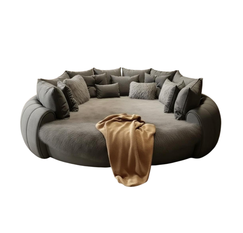 Dream Lounger Luxe Round Movie Bed HD - Urban Ashram
