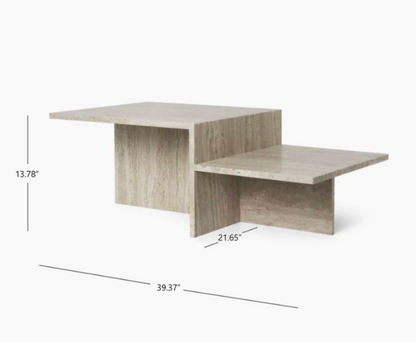 Sensei Travertine Coffee Table