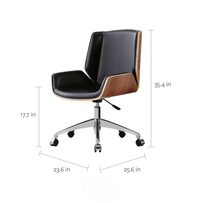 High Backrest Ergonomic Leather Office Chair - Urban Ashram