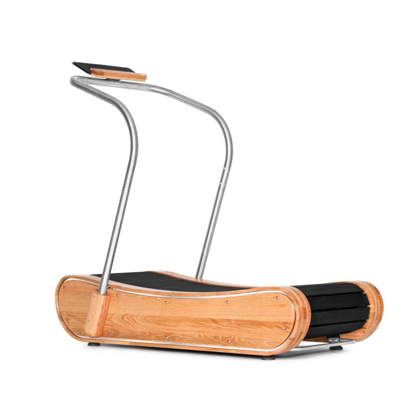 Ritūāl Lotus Momentum Arc – Luxury Wood Curve Treadmill for Designer Home Gyms