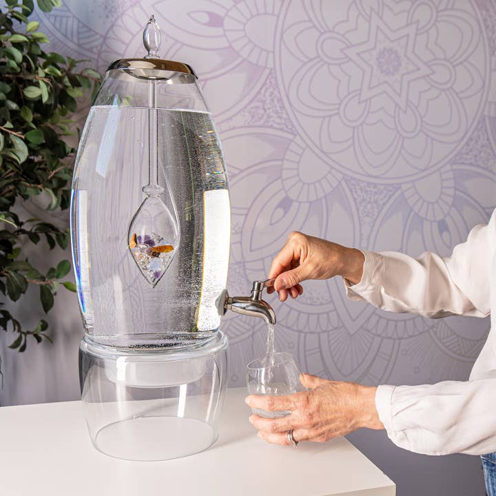 VitaJuwel GRANDE Crystal Water Fountain - PRANA Blend - Urban Ashram