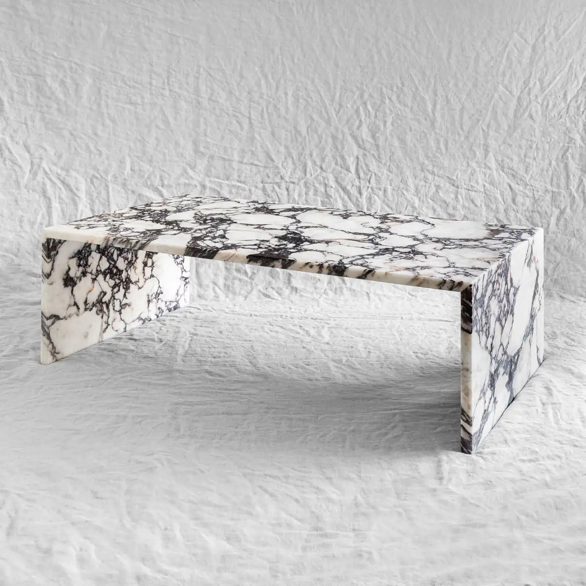 Luxury Home Decor Calacatta Viola Marble Coffee Table - Urban Ashram