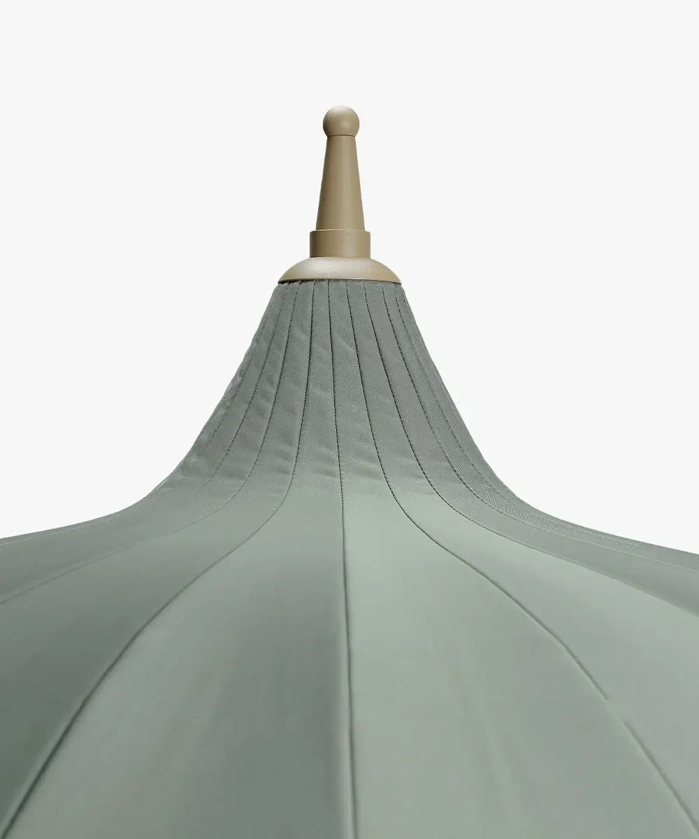 Verdant Fringe Garden Umbrella — Luxe Shade with Vintage Charm - Urban Ashram