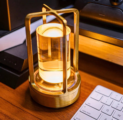 Elegant Crystal Table Lamp - Wireless & Dimmable - Urban Ashram