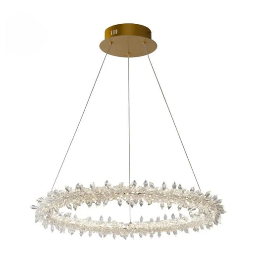 Artemis Crystal Ring LED Chandelier - Urban Ashram