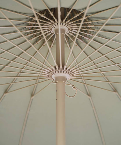 Verdant Fringe Garden Umbrella — Luxe Shade with Vintage Charm - Urban Ashram