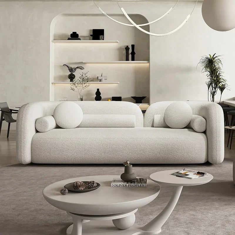 Bacio Bouclé Sofa - Urban Ashram