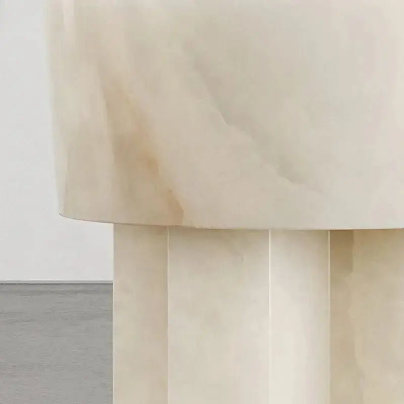 Constantine White Onyx Side Table - Urban Ashram