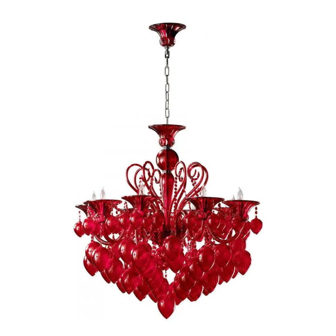 Cyan Bella Murano Chandelier - Urban Ashram