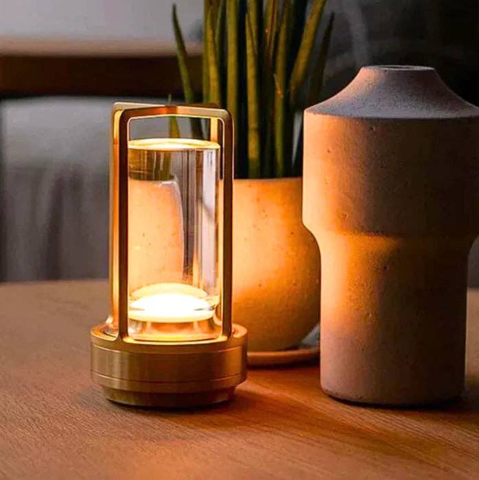 Elegant Crystal Table Lamp - Wireless & Dimmable - Urban Ashram