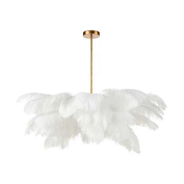 Delilah Ostrich Feather Chandelier - Urban Ashram