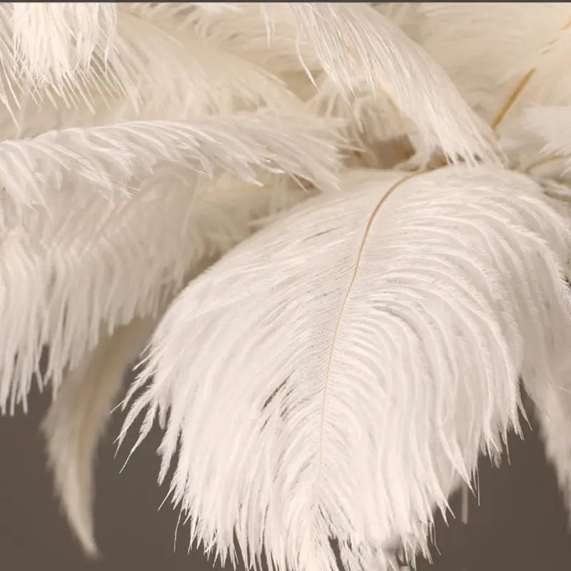 Delilah Ostrich Feather Chandelier - Urban Ashram